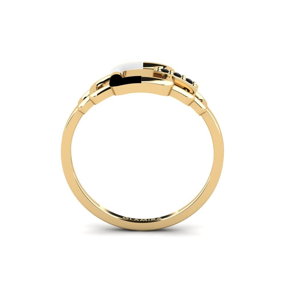 Zafiro negro Anillo Sustainability