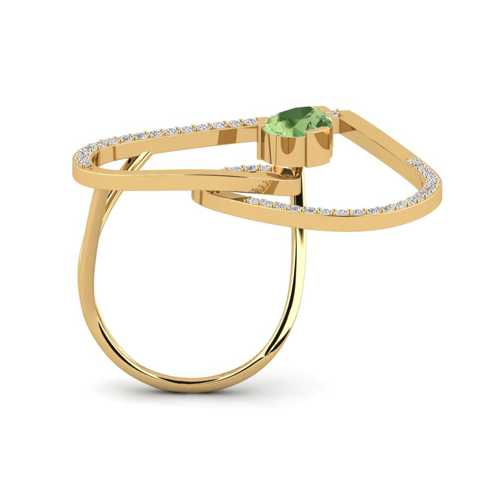 Grüner Saphir Ring Suyuk