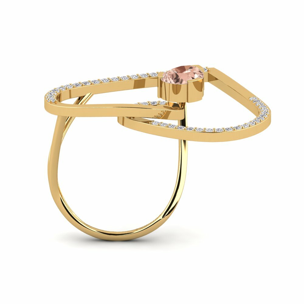 Morganite Bague Suyuk