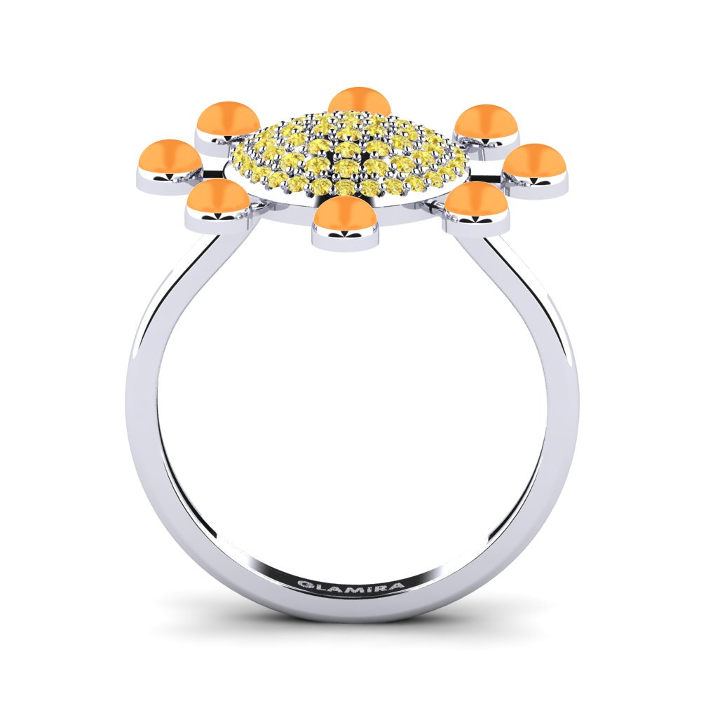 Gelber Saphir Ring Svoboda