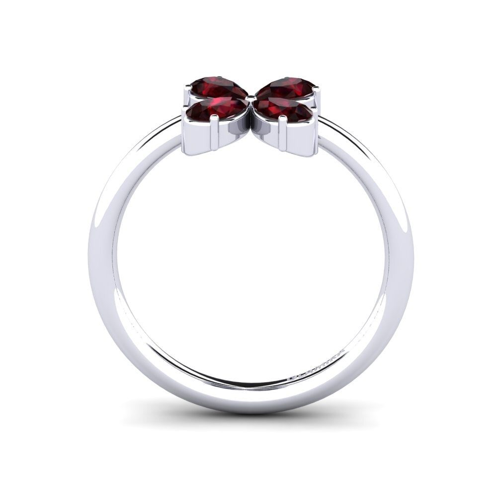 Garnet Ring Swarna