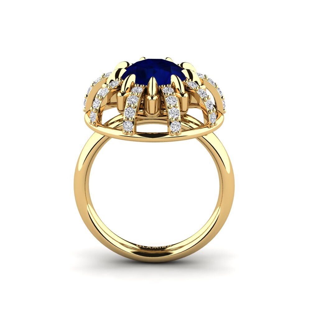 Zafiro Anillo de compromiso Swerve