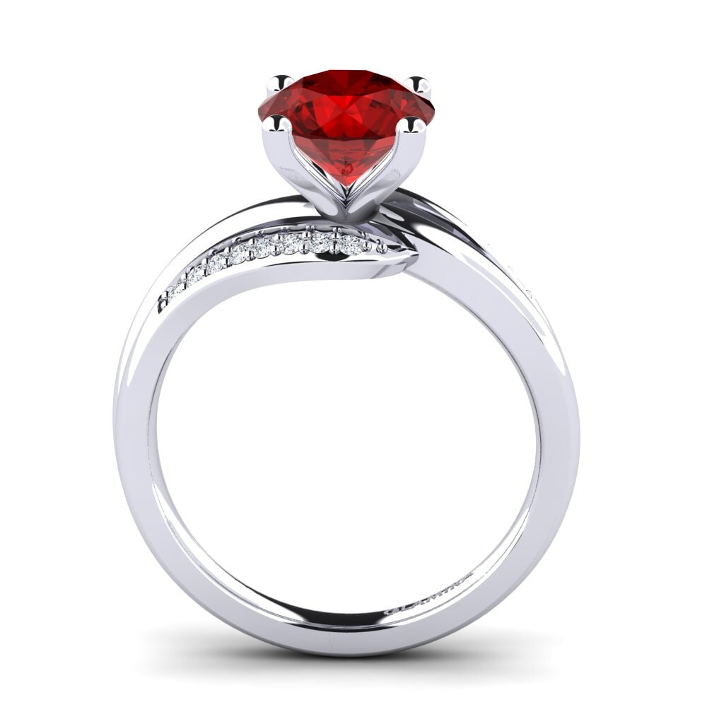 Ruby (Lab Created) Engagement Ring Sydney 2.0 crt