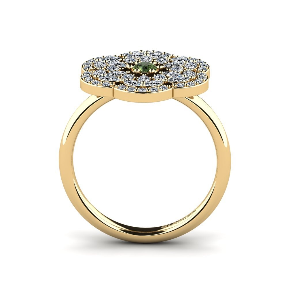 Green Sapphire Ring Sypori