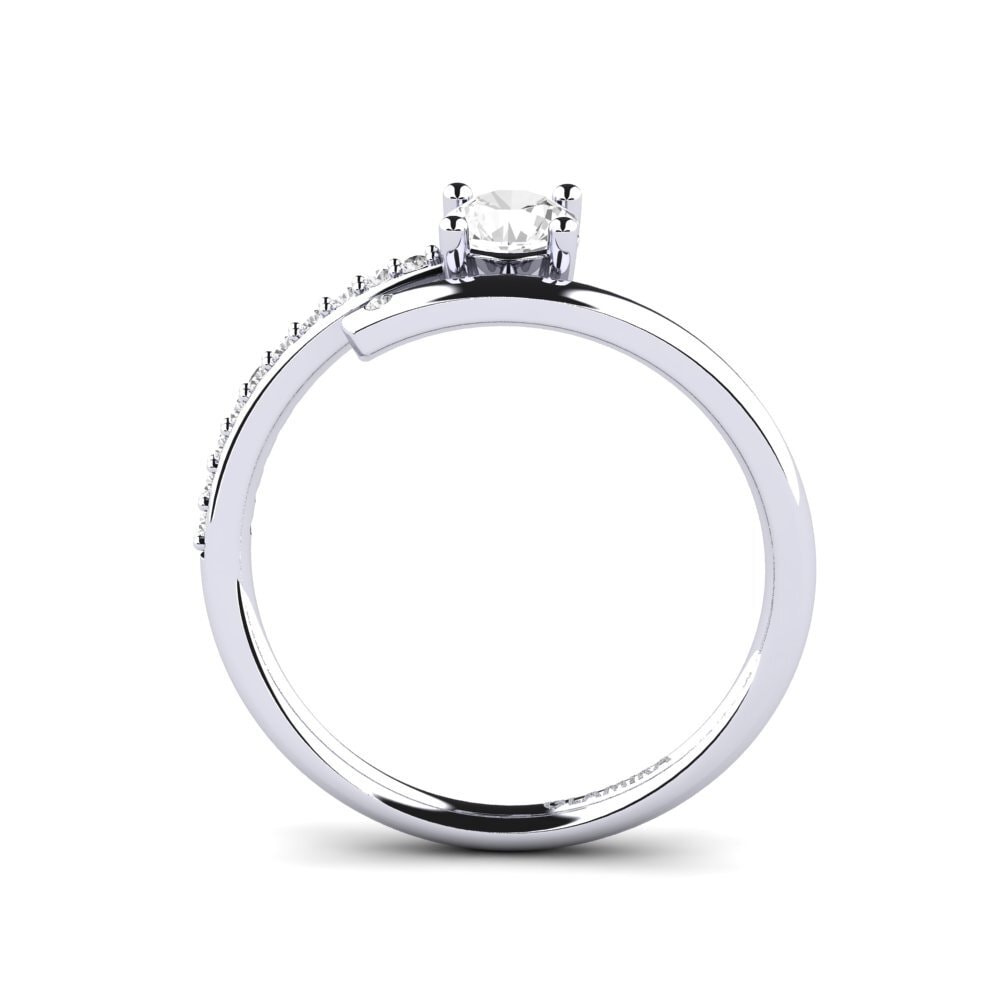 White sapphire Ring Taldina
