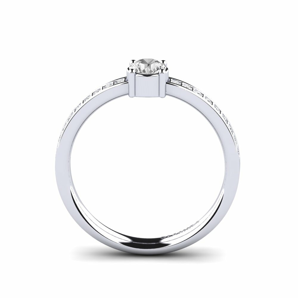 Forlovelsesring Tasco Hvit Safir