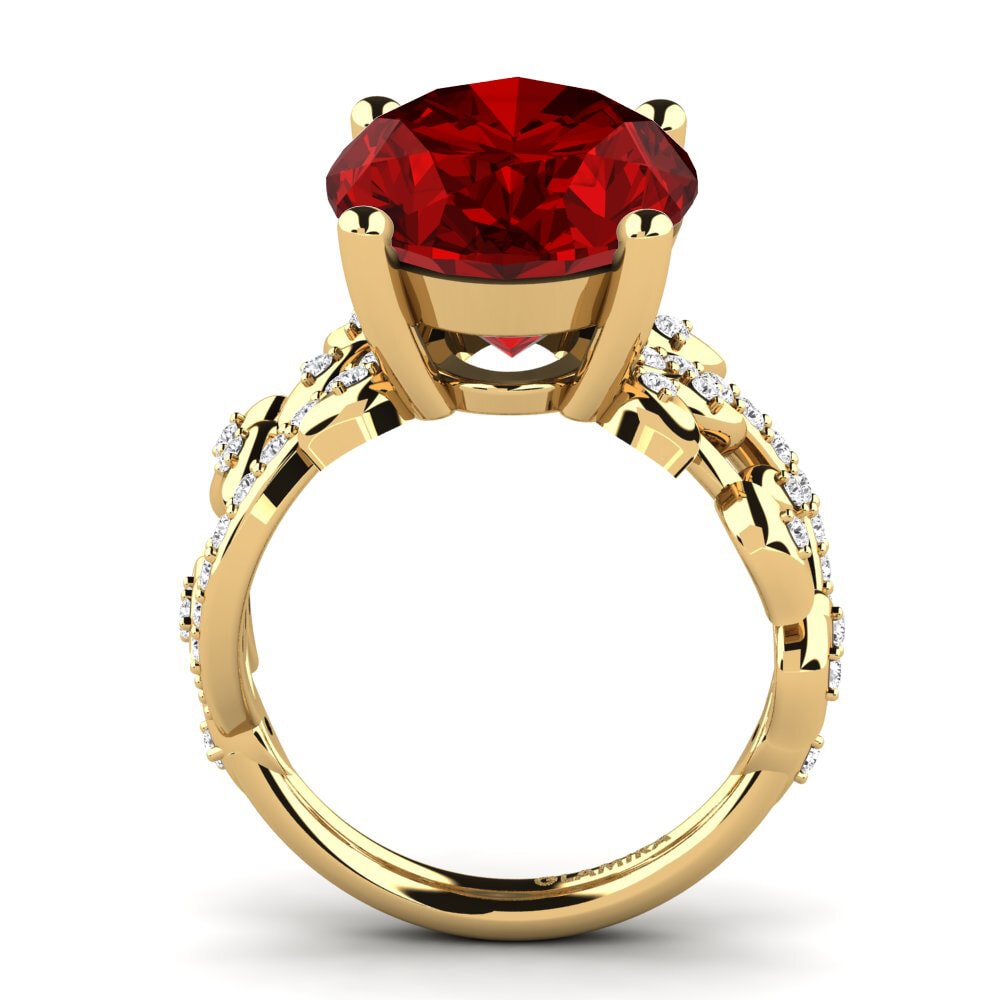 Rubis (créé en laboratoire) Bague Tatum