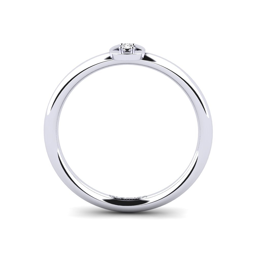 White sapphire Women's Ring Tay