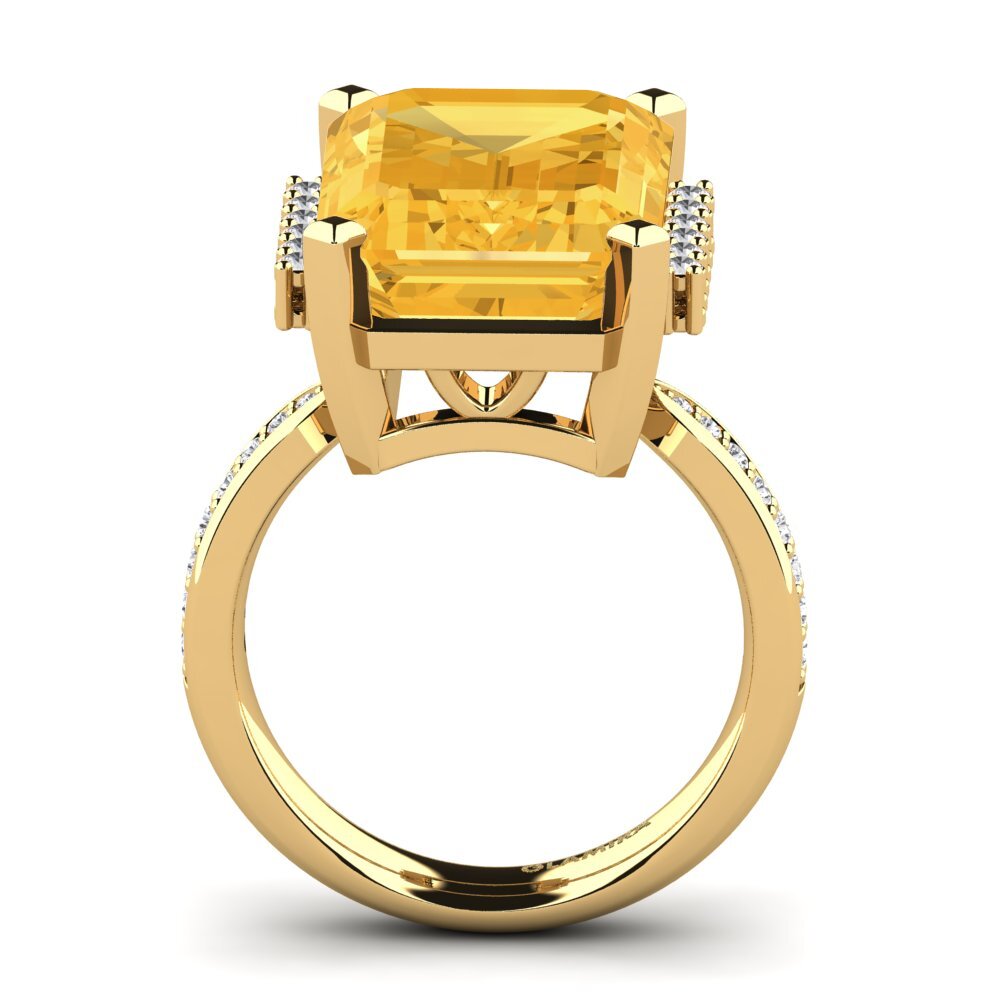 18ct Yellow Gold Ring Tayna
