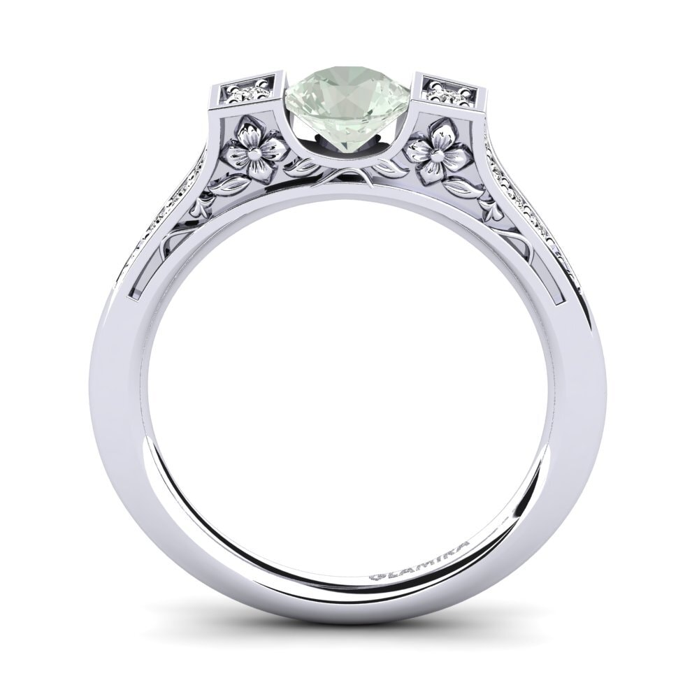 Amatista verde Anillo de compromiso Tenby