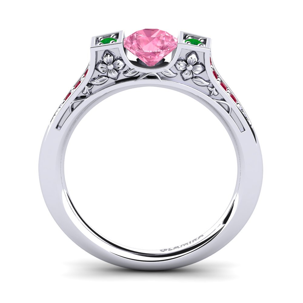 Pink Sapphire Engagement Ring Tenby