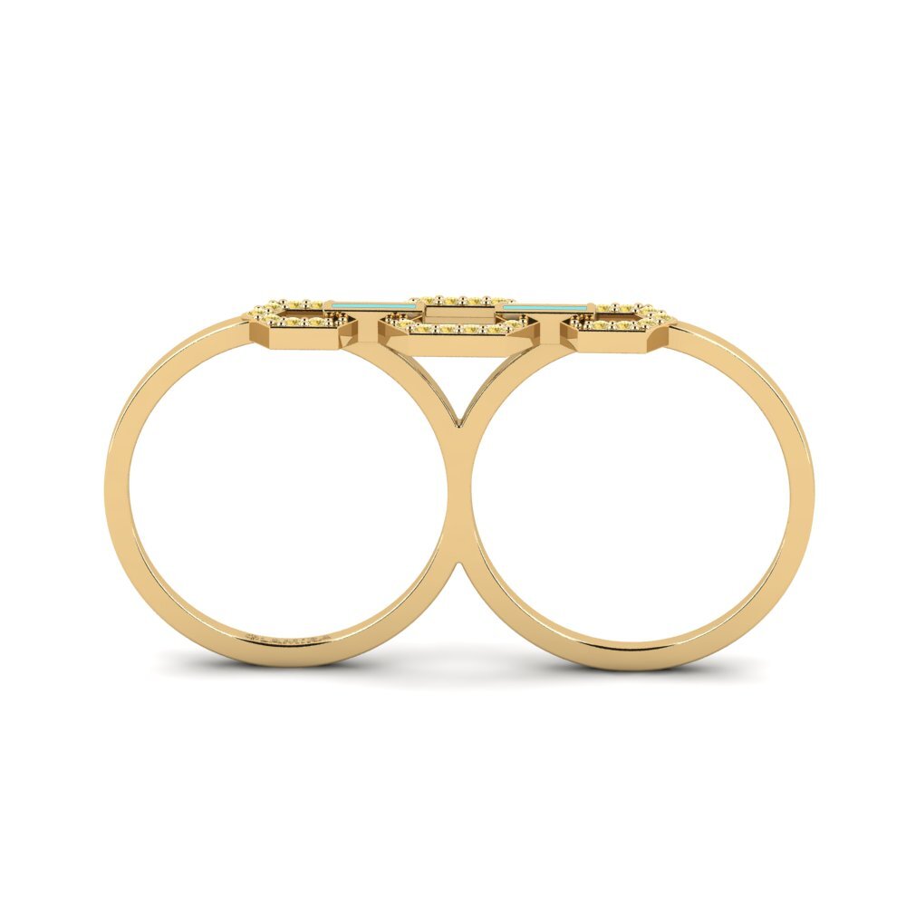 Gelber Diamant Ring Terminalia