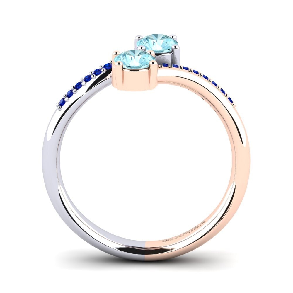 14k White & Rose Gold Engagement Ring Ternisha