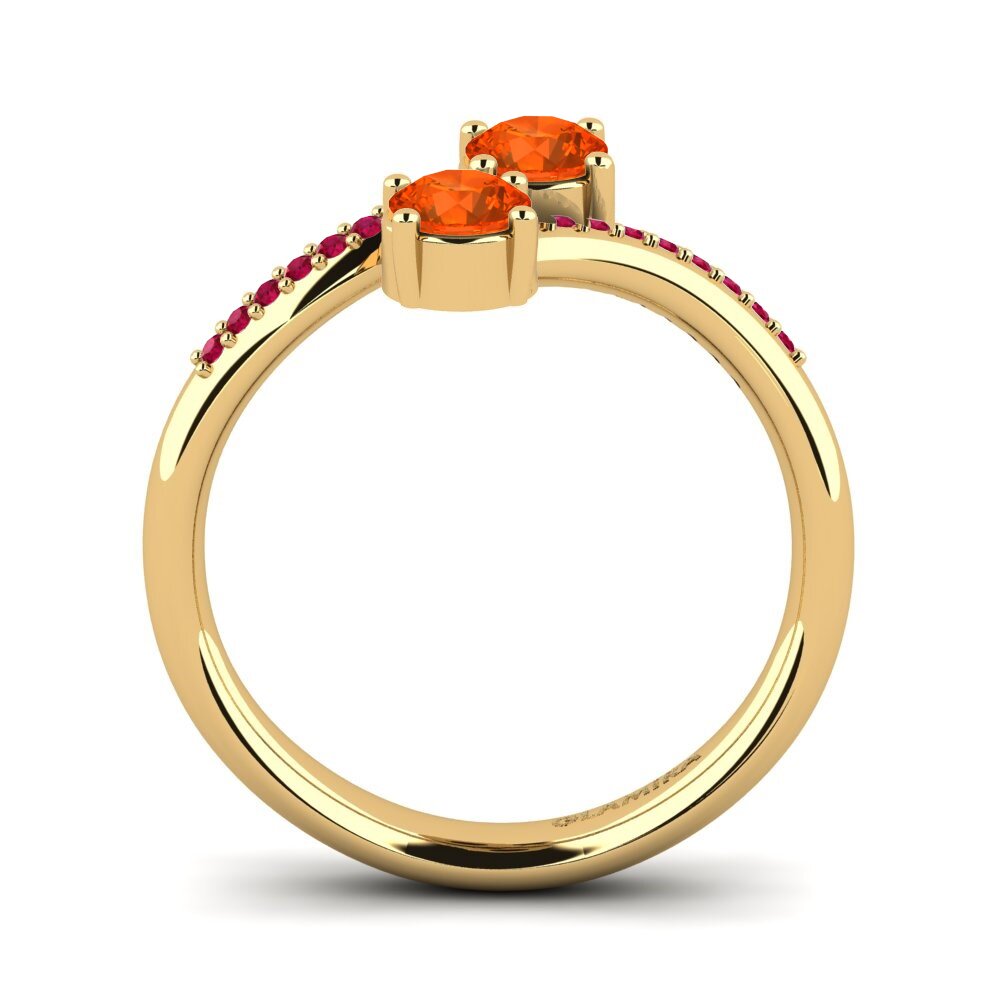 Fire-Opal Engagement Ring Ternisha