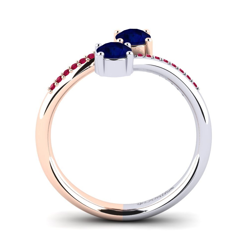 14k Rose & White Gold Engagement Ring Ternisha