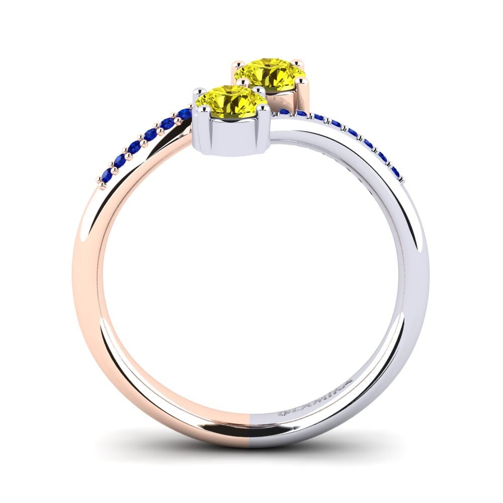 14k Rose & White Gold Engagement Ring Ternisha