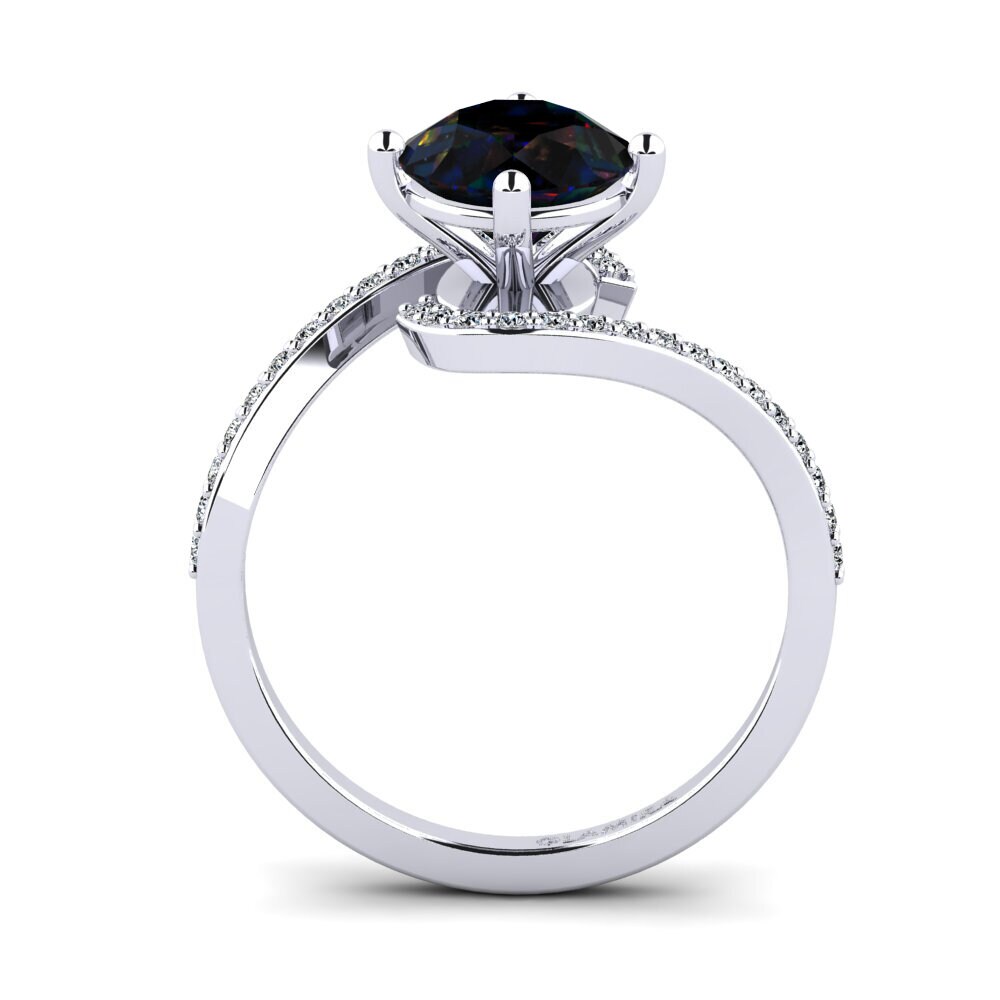 Black Opal Women's Ring Ters