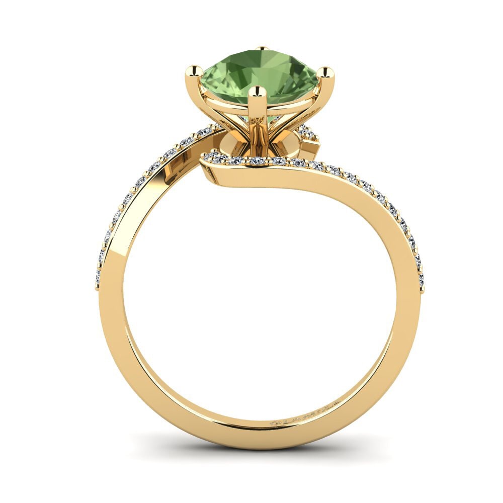 Green Sapphire Women's Ring Ters