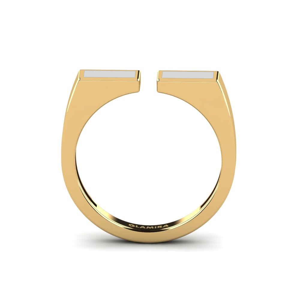 Gelbgold 750 Ring Tevet