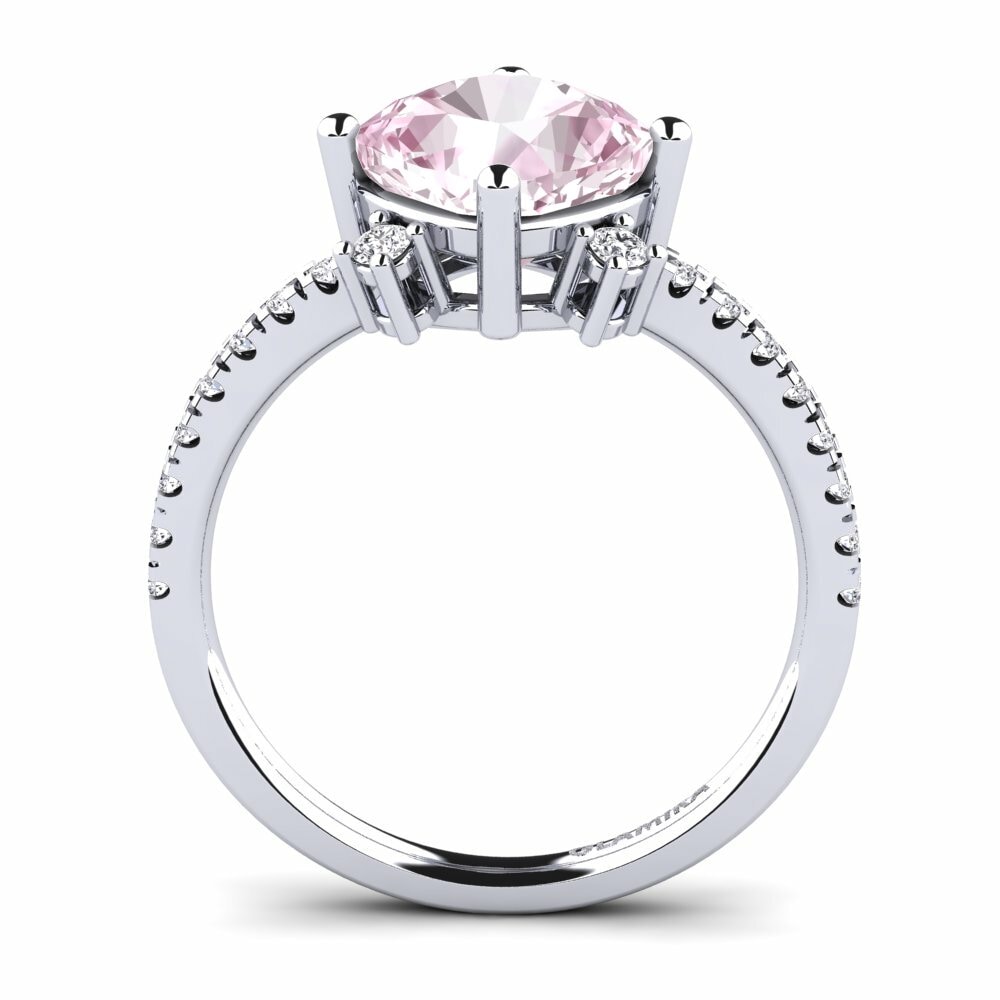 Kunzite Engagement Ring Tiassale