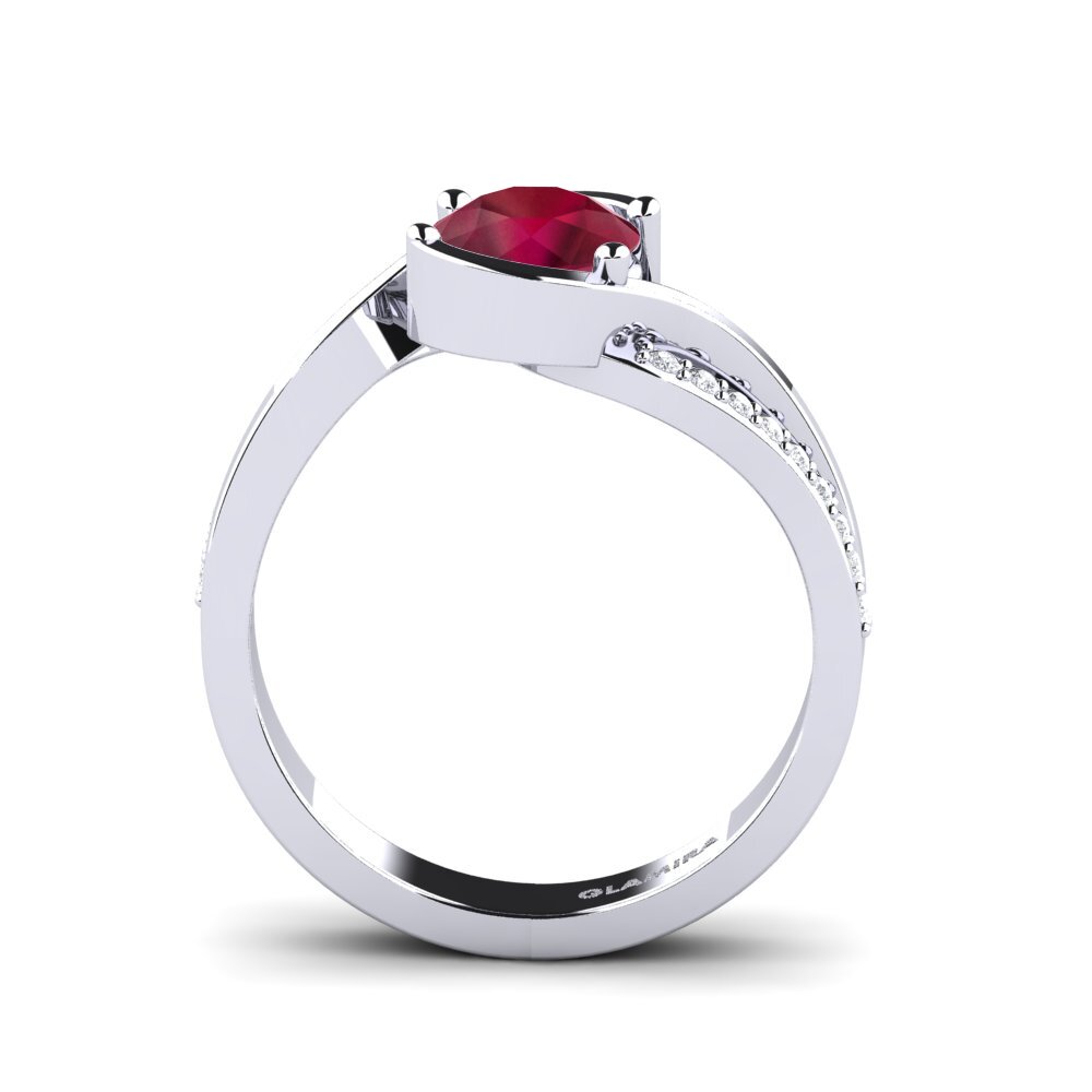 Rubin Verlobungsring Tilda