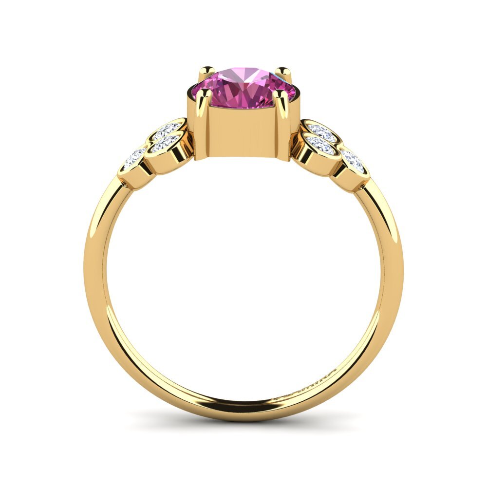 Pink Topaz Engagement Ring Tinsley