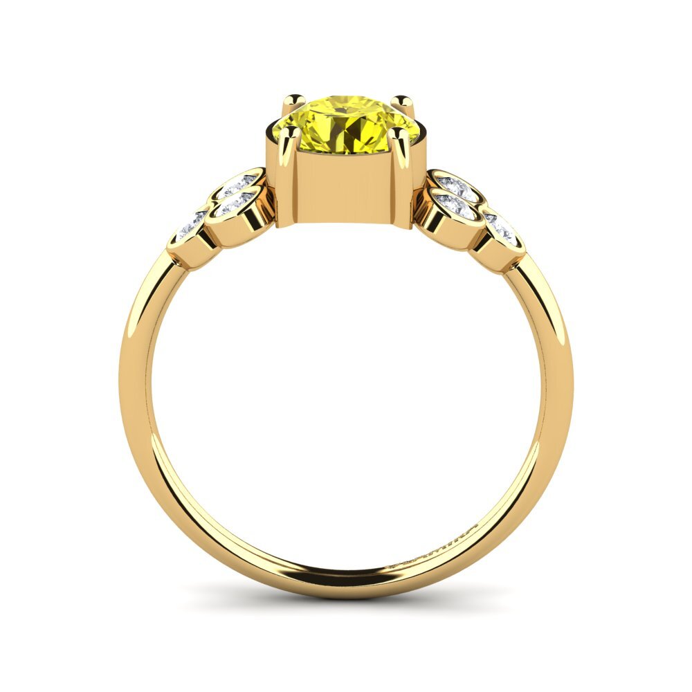 Yellow Diamond Engagement Ring Tinsley
