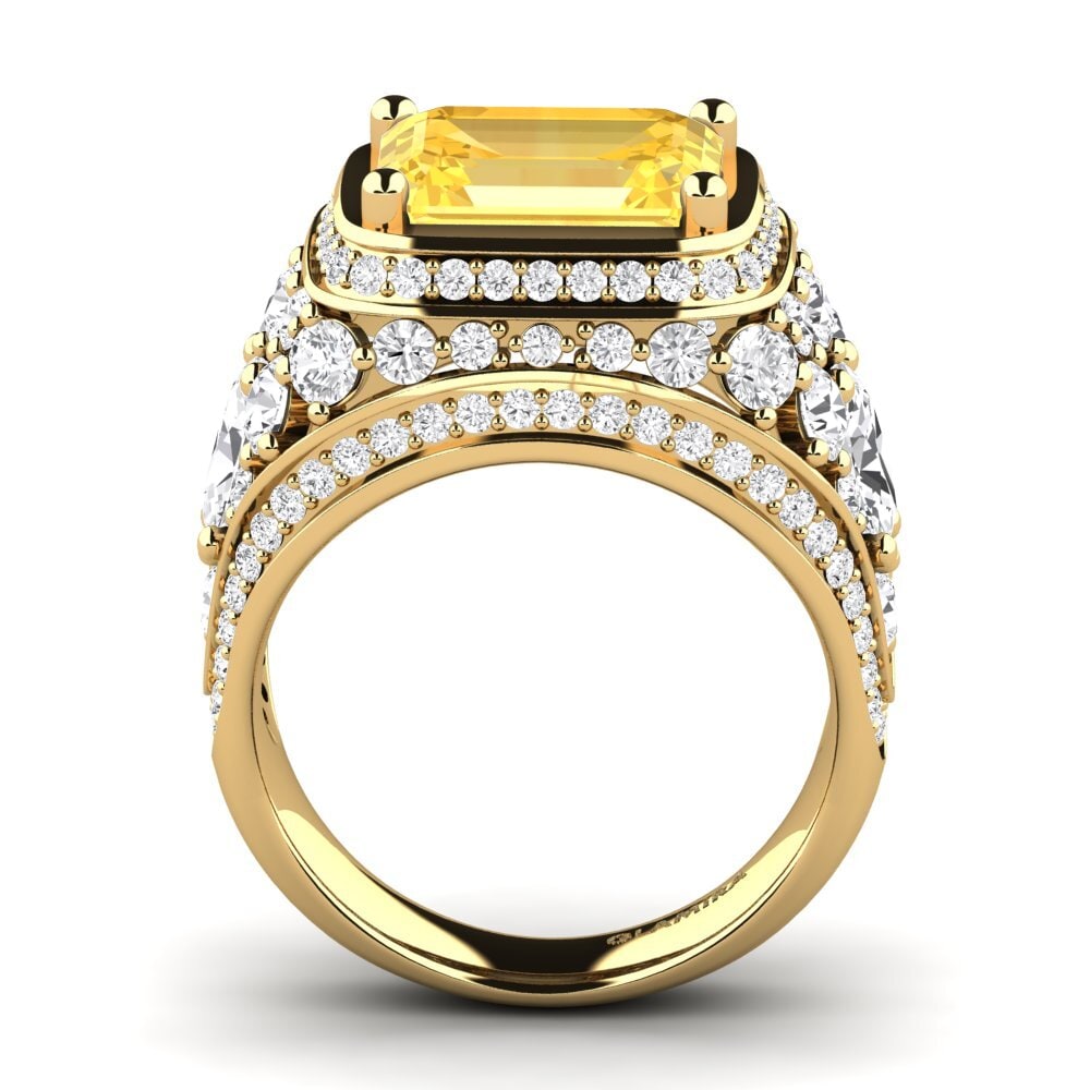 9ct Yellow Gold Engagement Ring Tisondria