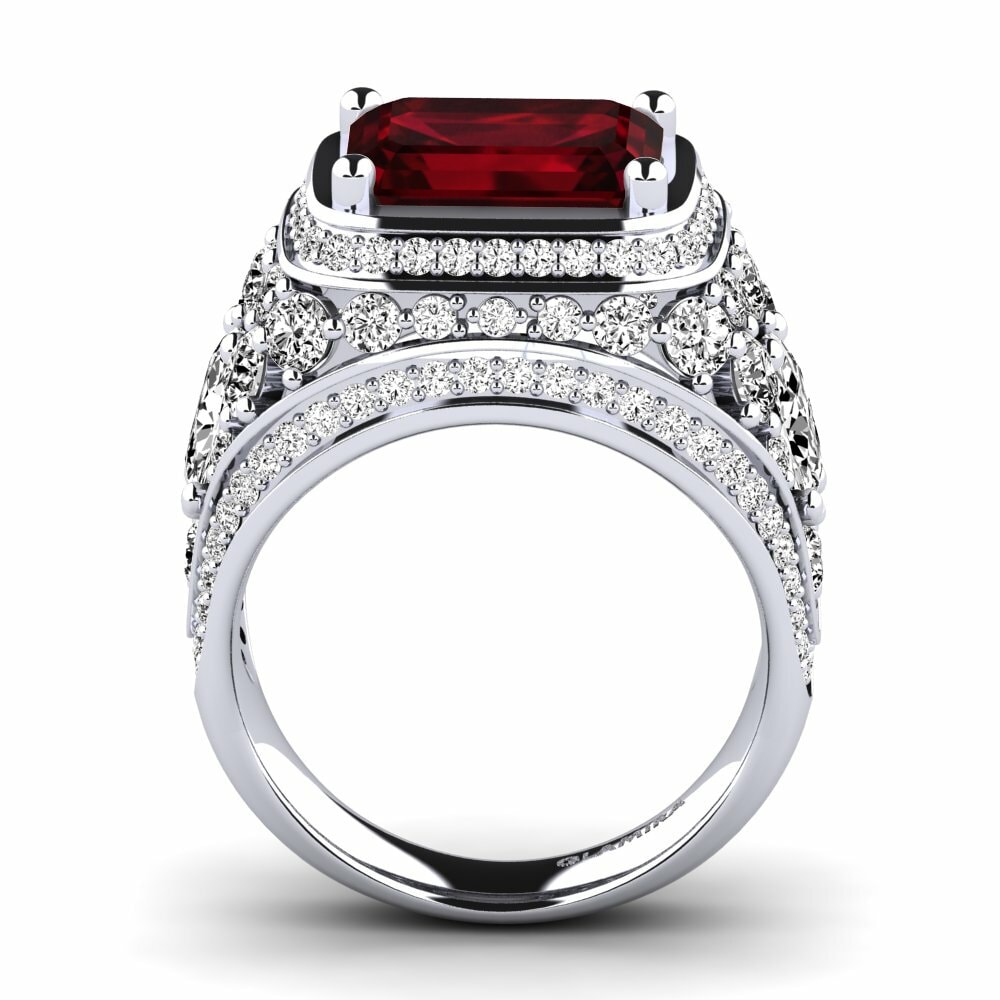 Garnet Engagement Ring Tisondria