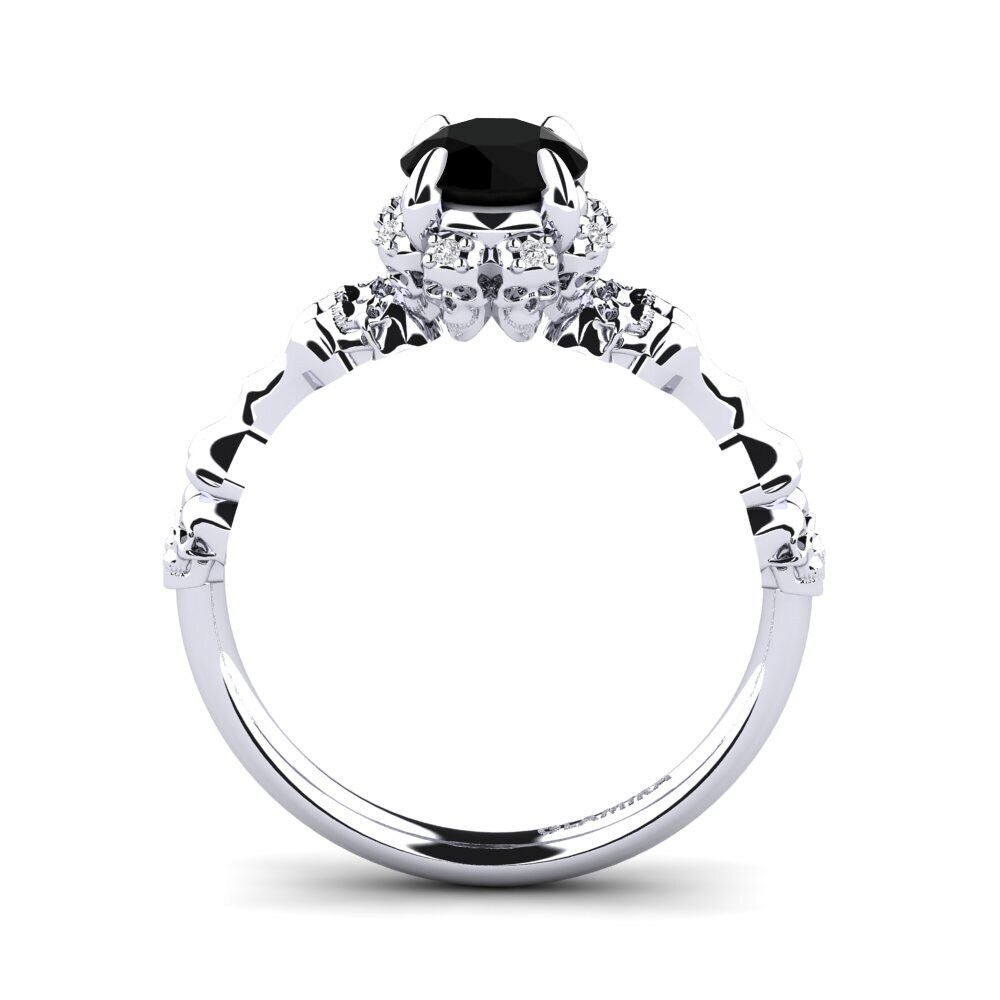 Black Onyx Engagement Ring Tobi