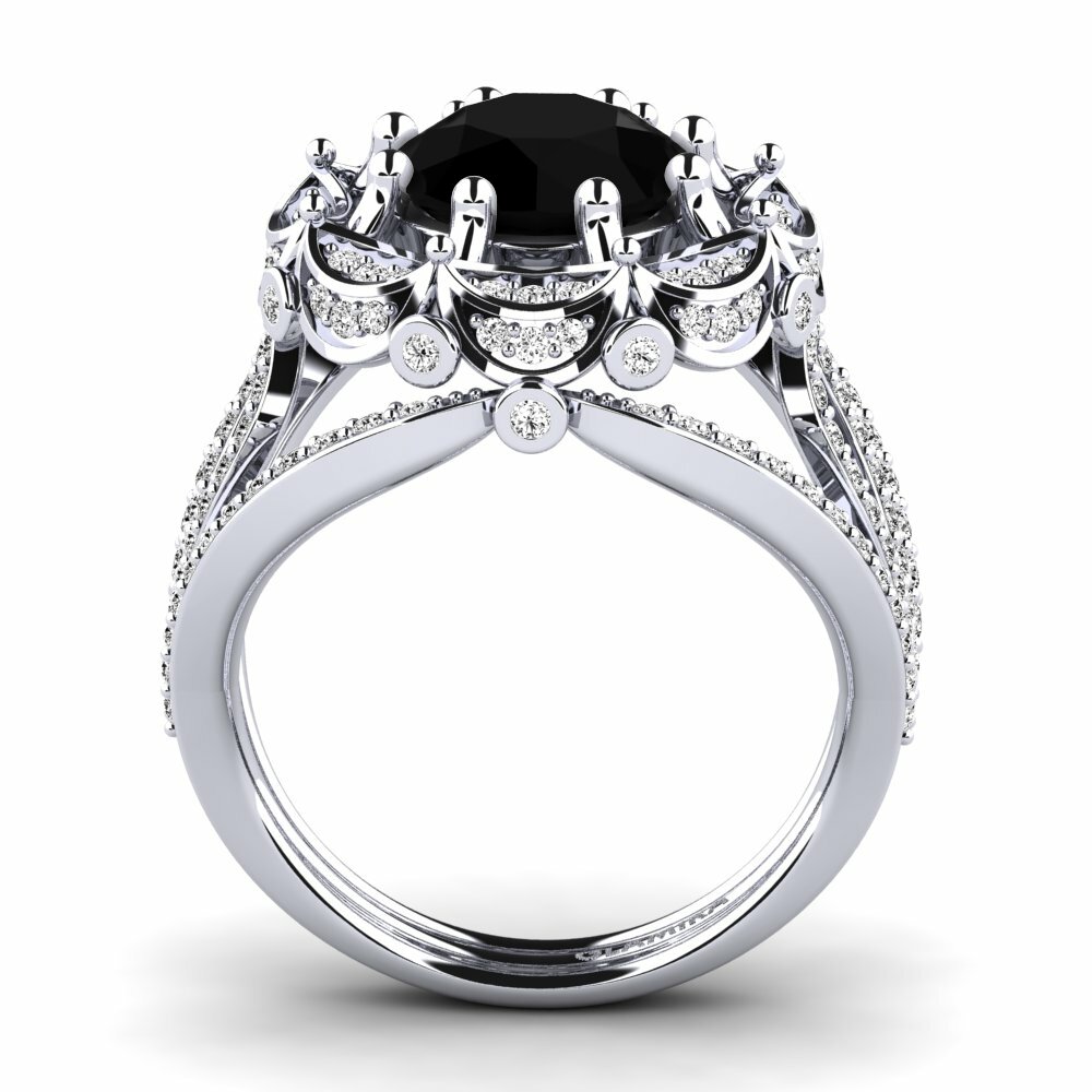 Ónix Negro Anillo Togelina