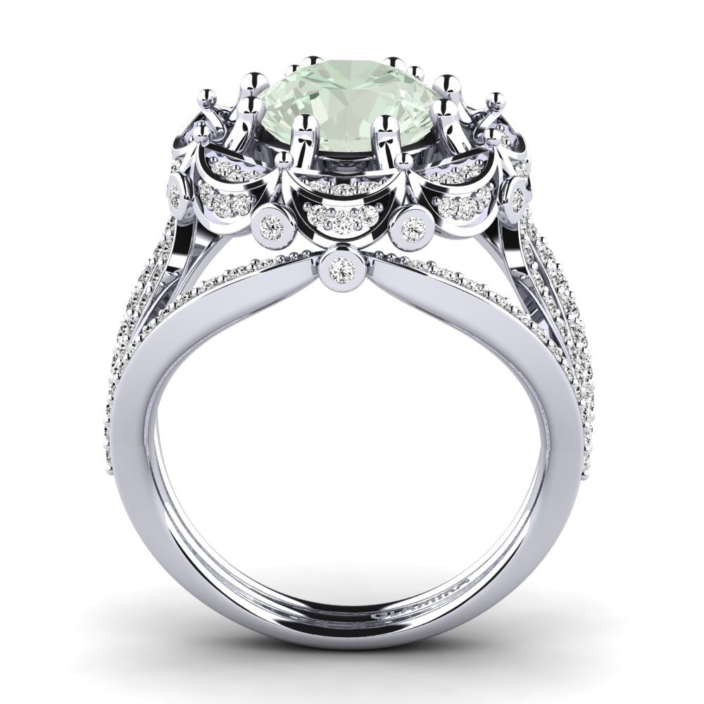 Green Amethyst Ring Togelina