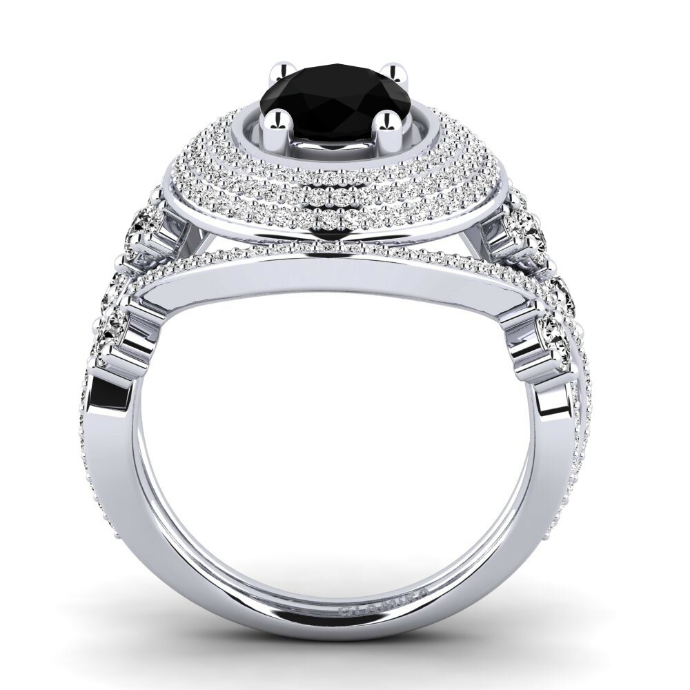 Ónix Negro Anillo Toinetta