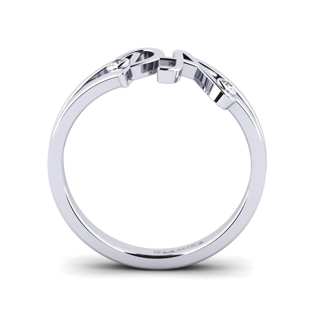 White sapphire Ring Tova