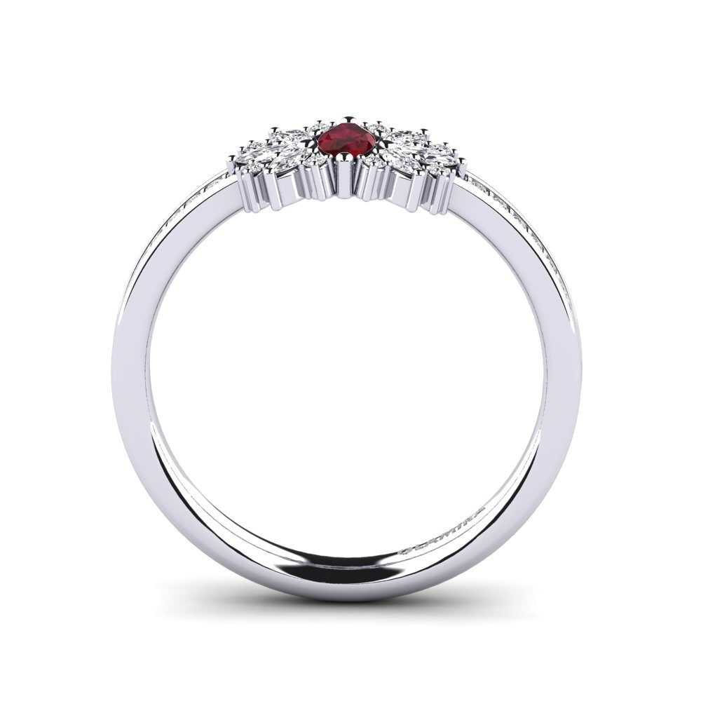Ruby Engagement Ring Tovia