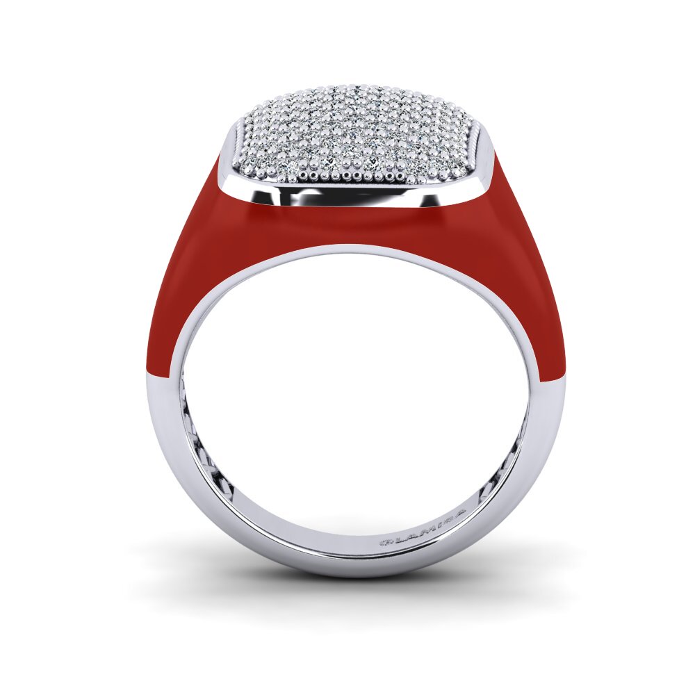 950 Palladium Ring Tqral Women
