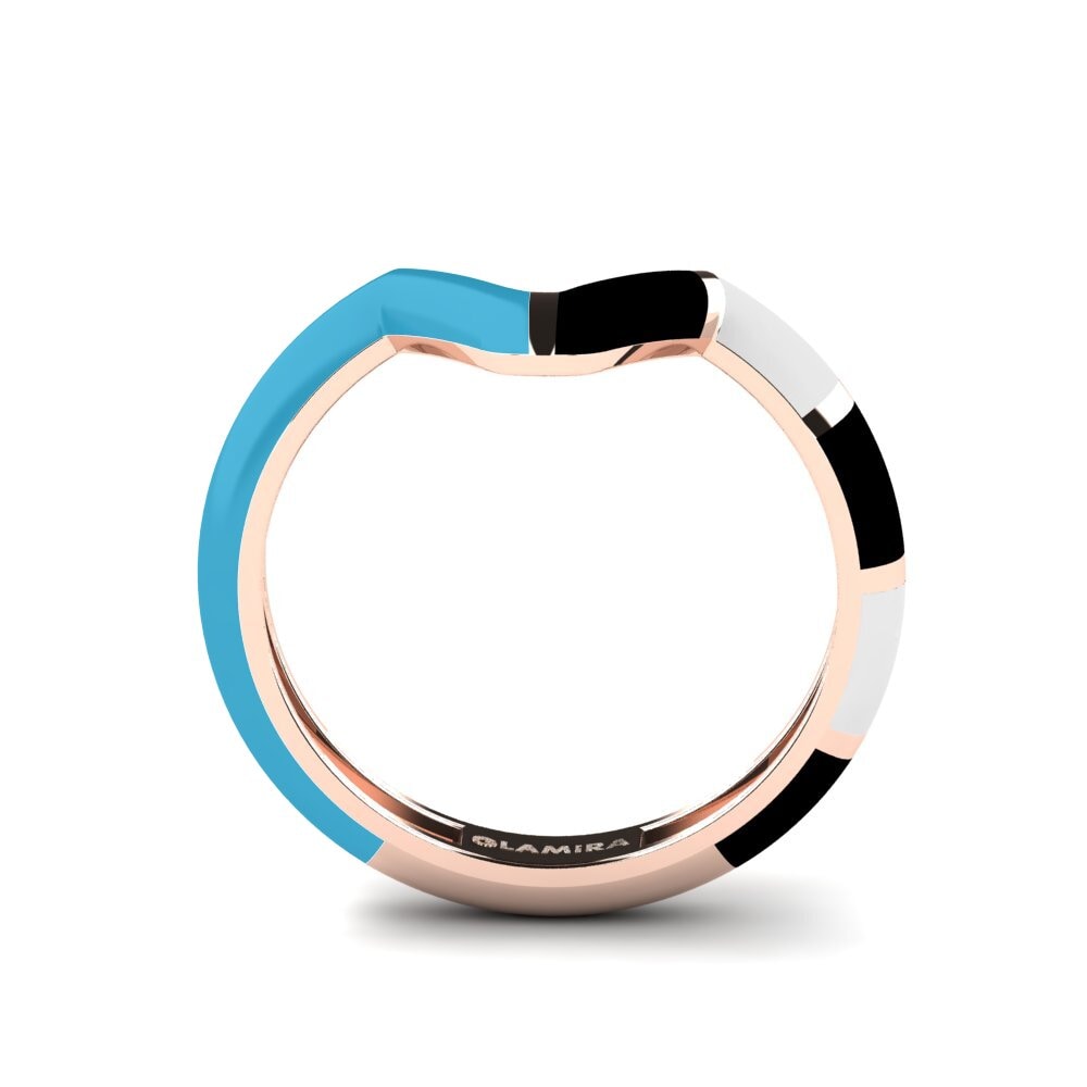Rotgold 375 Ring Tranglo A