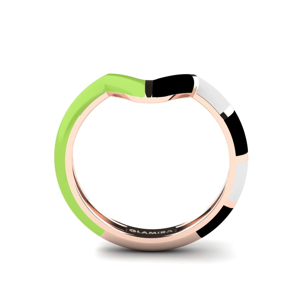 Rotgold 585 Ring Tranglo A