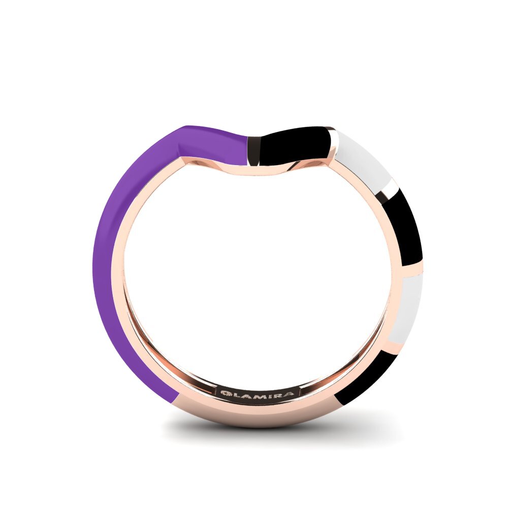 14ct Rose Gold Ring Tranglo A