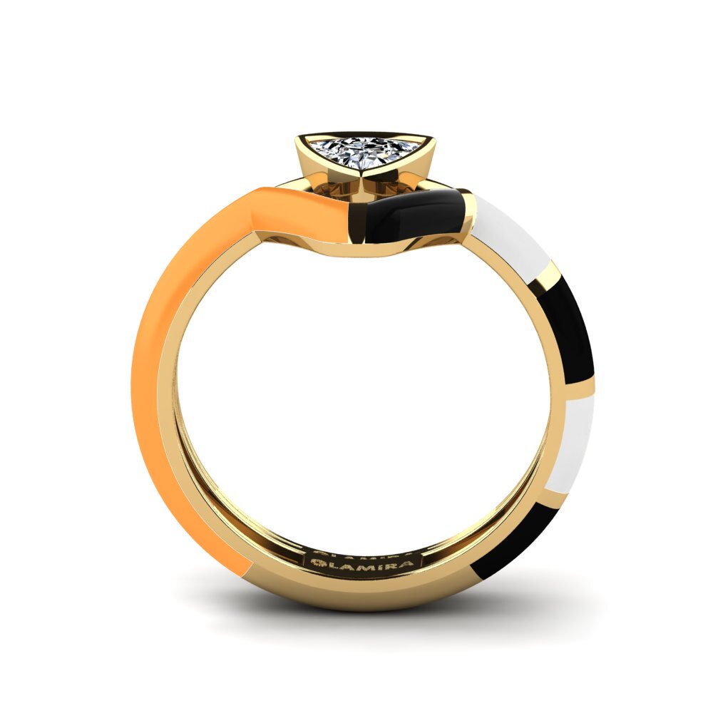 Zirconia Stackable Ring Tranglo SET