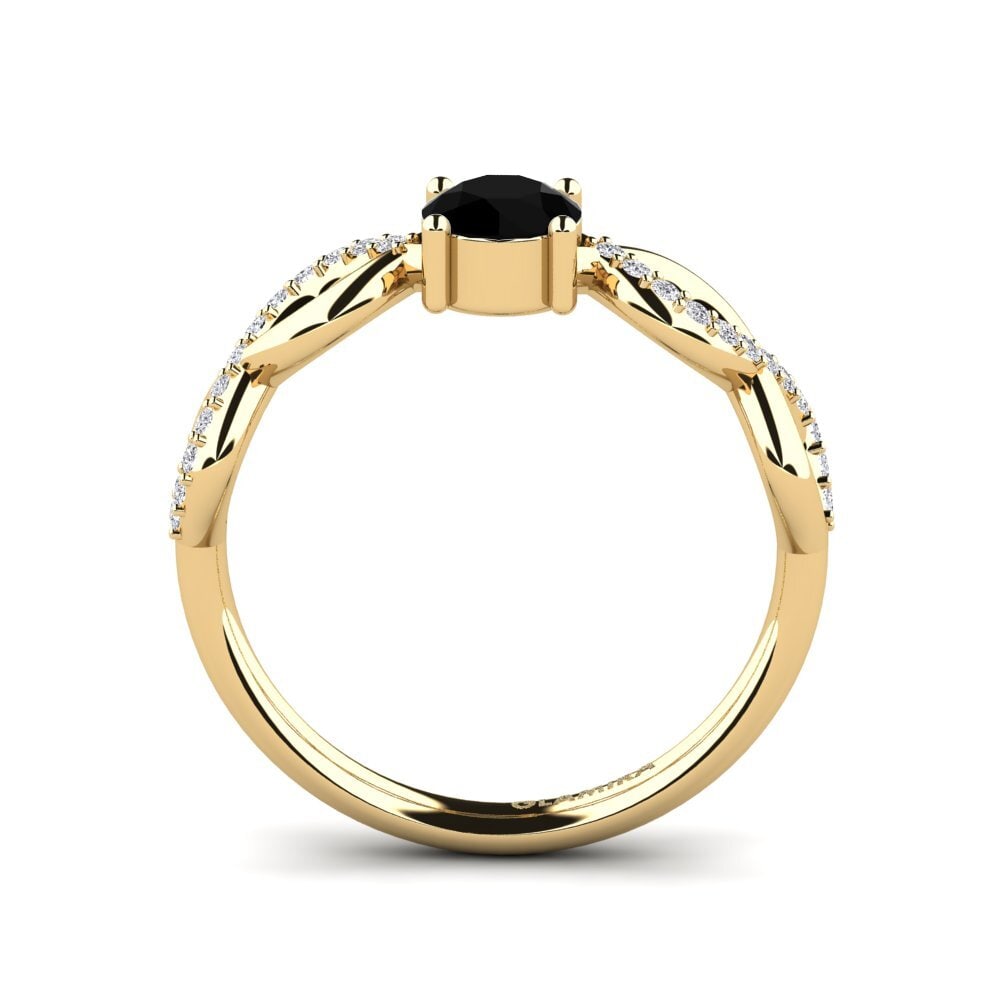Black Diamond Engagement Ring Tredd