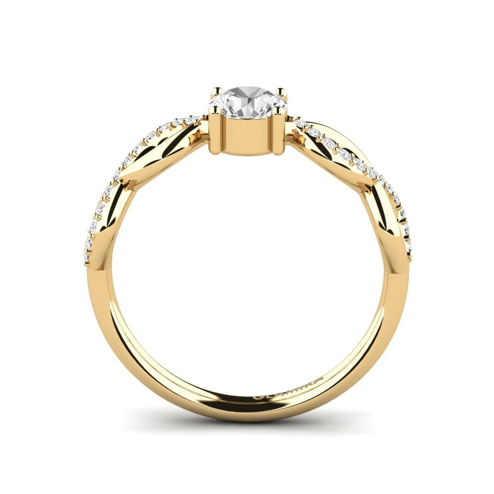 White sapphire Engagement Ring Tredd