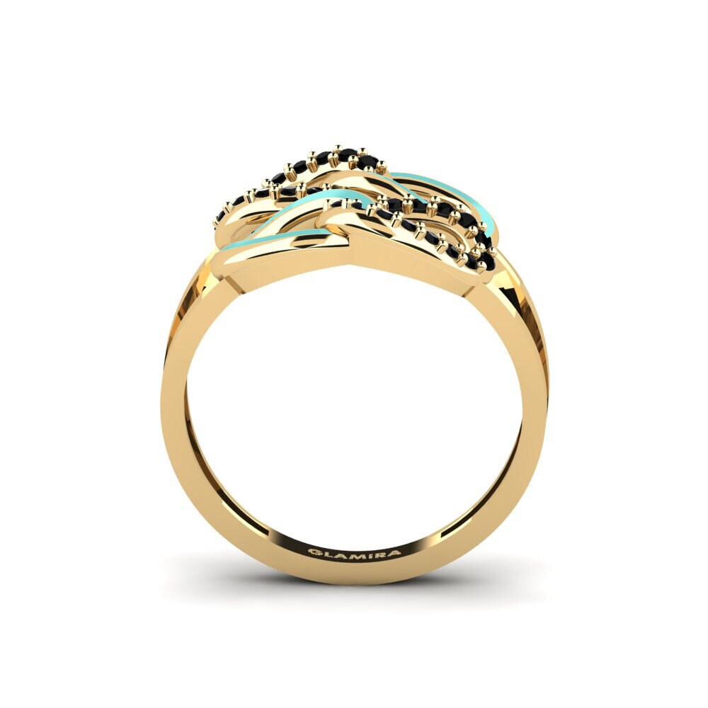 Black Sapphire Ring Tresna