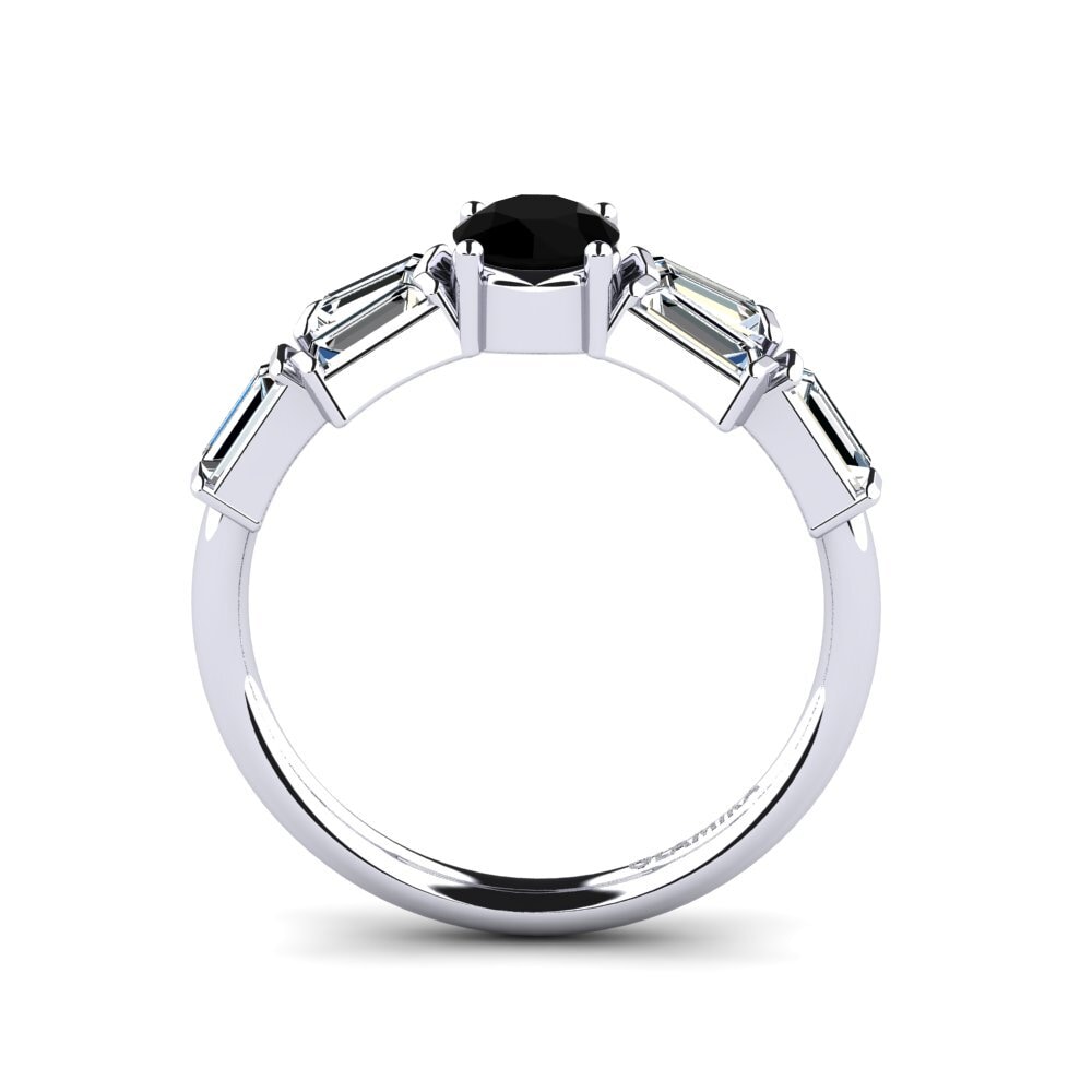 Black Diamond Engagement Ring Trier