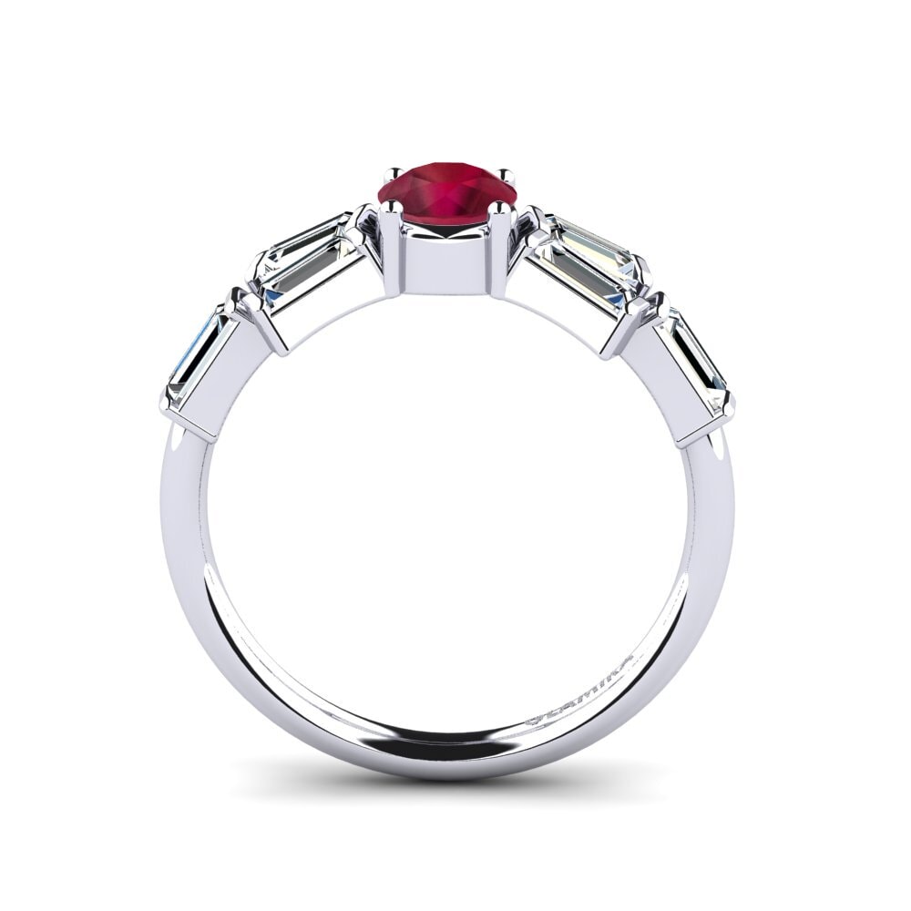 Ruby Engagement Ring Trier