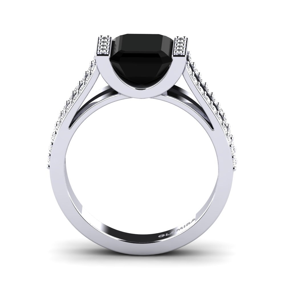 Plata 925 Anillo de compromiso Trinetta