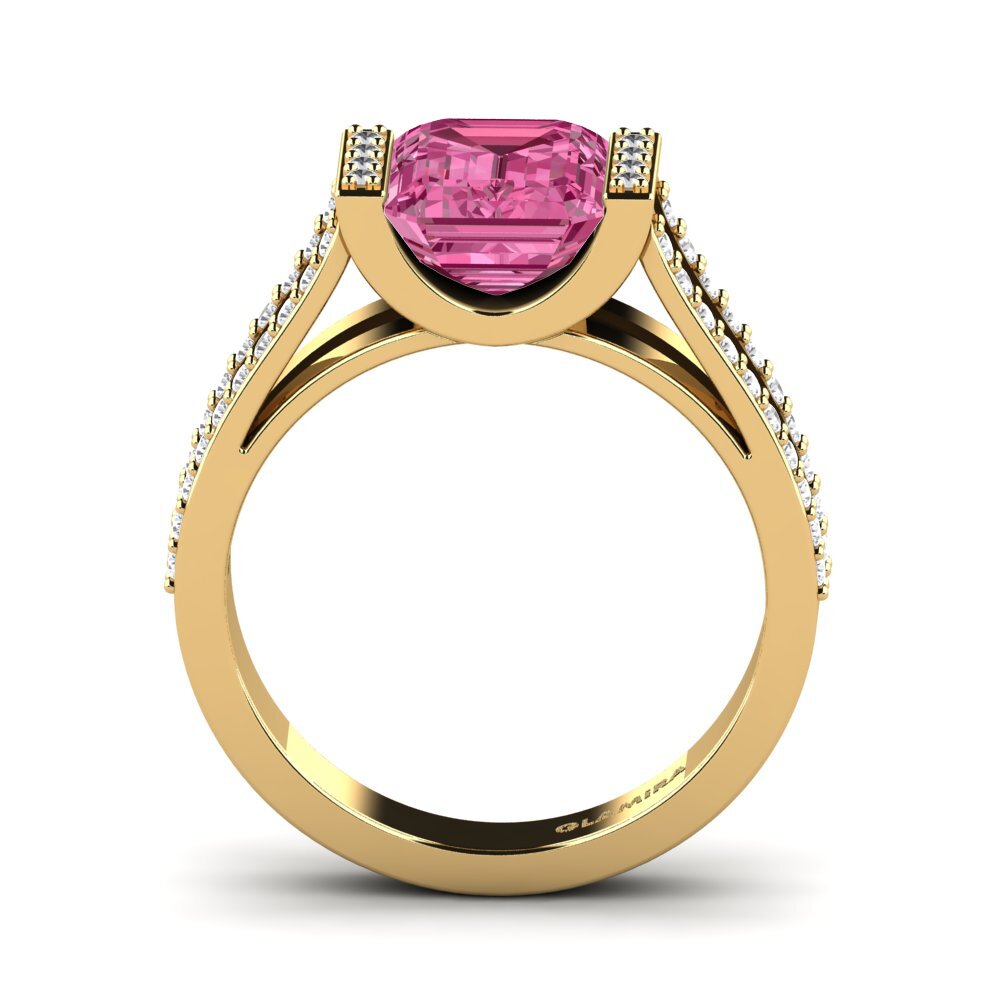 18ct Yellow Gold Engagement Ring Trinetta
