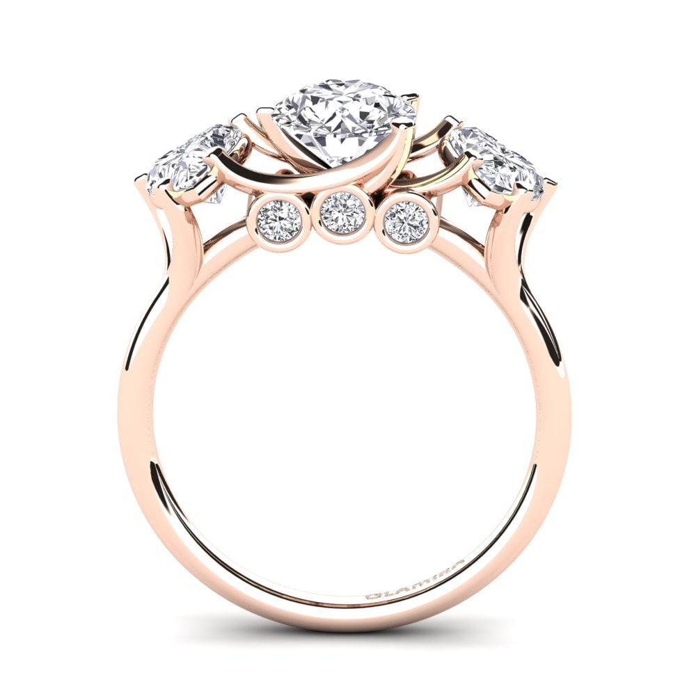 Diamante Anillo de compromiso Trissina