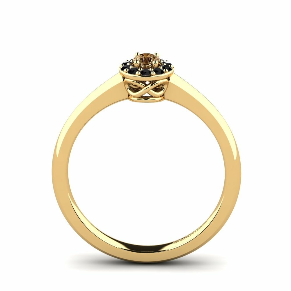 14K Geel Goud Verlovingsring Tropius