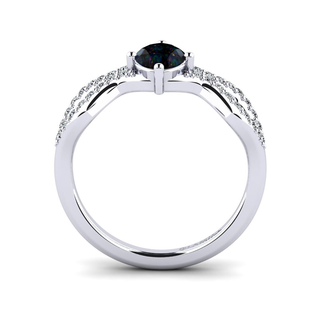 Black Opal Women's Ring Tspr
